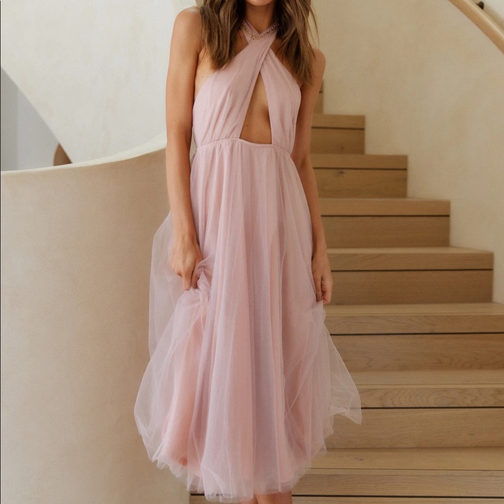 Fortunate One Warm Welcomes Dress blush